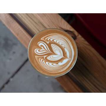 KRUVE IMAGINE Coffee Cups - Handcrafted Double-Wall Glass Cups (Set of 2, (50oz/150ml) - Perfect for Latte Art & Espresso - Durable Borosilicate Glass - Ideal Gift for Coffee Mugs Lovers - Cortado