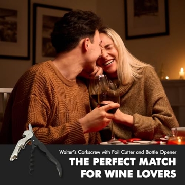 Chef Craft Waiters Corkscrew with Foil Cutter Bottle Opener