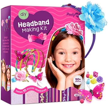 DIY Headband Making Kit for Girls - Creative Craft Gift Set