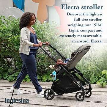 Inglesina Electa Stroller - Lightweight & Compact for Parents