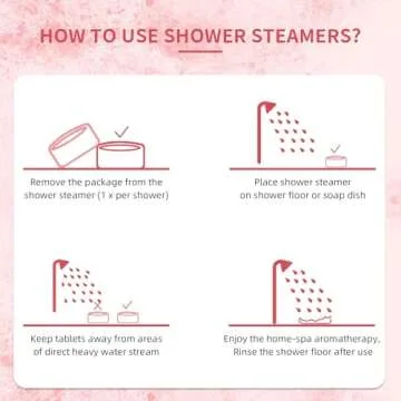 MR MIRYE 24-Pack Shower Steamers - Aromatherapy Gifts for Women
