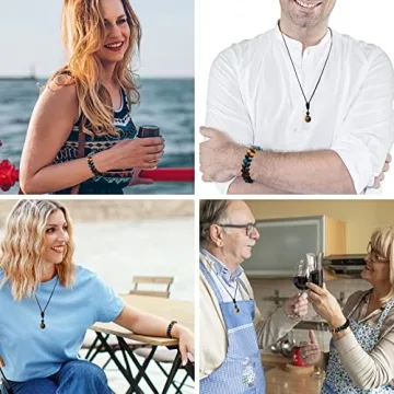 XonyiCos Triple Protection Healing Stone Bracelet