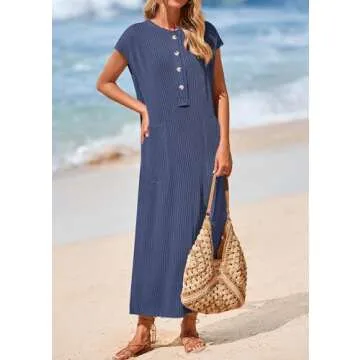 Summer Ready KIRUNDO Maxi Dress for Women - Stylish & Comfortable