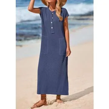 Summer Ready KIRUNDO Maxi Dress for Women - Stylish & Comfortable