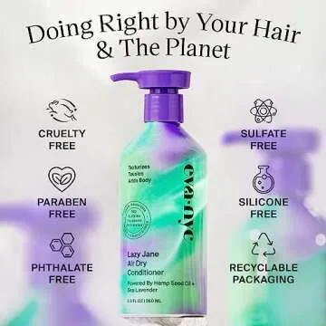 EVANYC Lazy Jane Air Dry Conditioner for Frizz Control