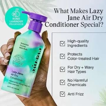 EVANYC Lazy Jane Air Dry Conditioner for Frizz Control