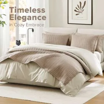 Comfort Spaces Kienna Quilt Set-Luxury Double Sided Stitching Design Summer Blanket, Lightweight, So...