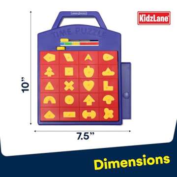 Winning Fingers Shape Toy Puzzle Game – Pop Up Board Game with Shape Puzzles - Two Players Concentration Games Puzzle Board Matching Game - Educational Toy for Kids 3 Years and Older