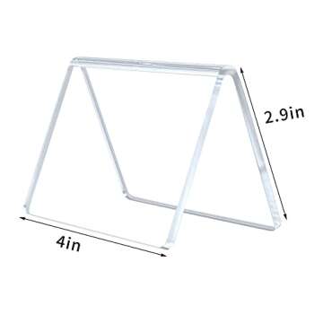 AITEE Mini Tabletop Chalkboard Signs - 10 Pack Acrylic Mini Chalkboard Signs for Food, Weddings, Birthday Parties, Buffet, Bakery