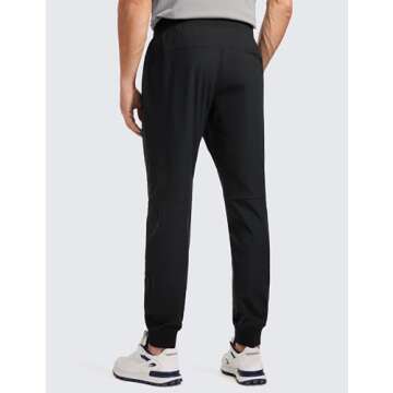 CRZ YOGA All Day Comfy Golf Joggers Pants for Men 30'' Quick Dry Lightweight Stretch Work Casual Swe...
