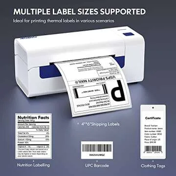 AOBIO X4BT Bluetooth Thermal Label Printer for E-commerce