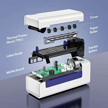 AOBIO X4BT Bluetooth Thermal Label Printer for E-commerce
