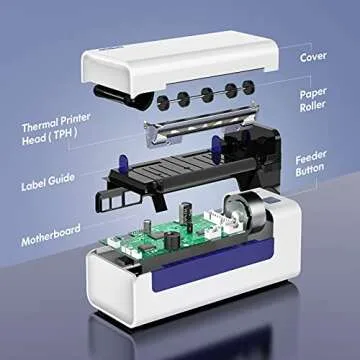 AOBIO X4BT Bluetooth Thermal Label Printer for E-commerce