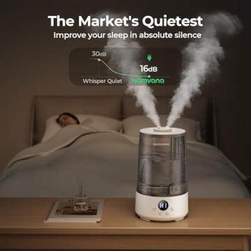 Homvana 3.6L Cool Mist Humidifier for Home