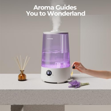 Homvana 3.6L Cool Mist Humidifier for Home
