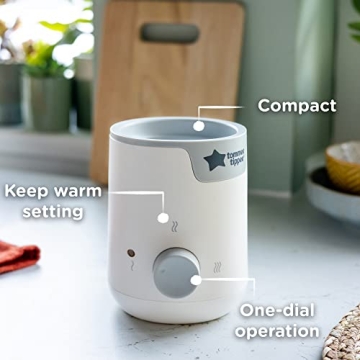 Tommee Tippee Easiwarm Bottle Warmer for Quick Heating