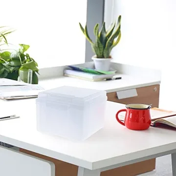 IDekooror Photo Storage Box with Inner Cases for 5" x 7" Photos