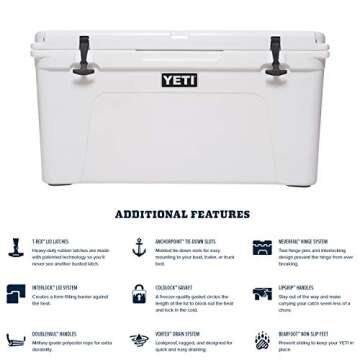 YETI Tundra 75 Cooler, White