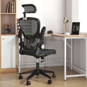 CBBPET Ergonomic Office Chair,Computer Chair with Lumbar Support,Home Office Desk Chairs,Home Office...