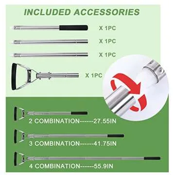 BARAYSTUS Adjustable Garden Hoe - Effortless Weeding Tool