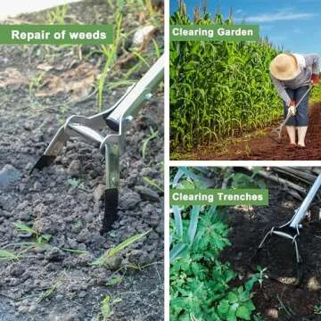 BARAYSTUS Adjustable Garden Hoe - Effortless Weeding Tool