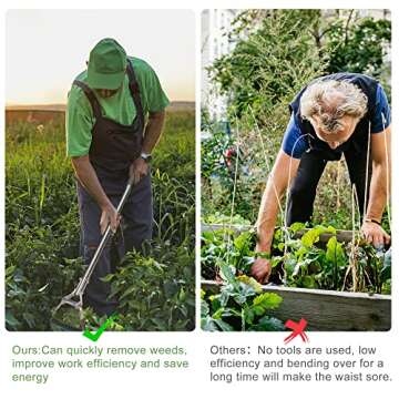 BARAYSTUS Adjustable Garden Hoe - Effortless Weeding Tool