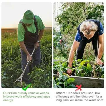 BARAYSTUS Adjustable Garden Hoe - Effortless Weeding Tool