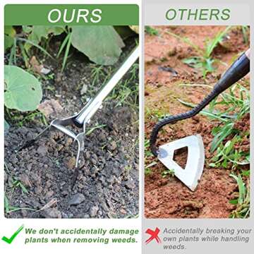 BARAYSTUS Adjustable Garden Hoe - Effortless Weeding Tool