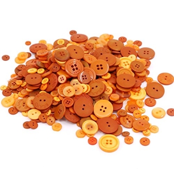Rustark 650Pcs Resin Buttons for Arts and Crafts