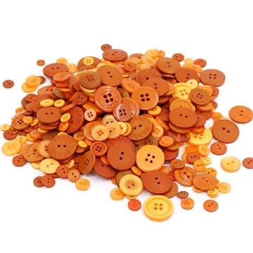 Rustark 650Pcs Resin Buttons for Arts and Crafts