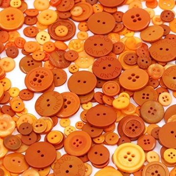 Rustark 650Pcs Resin Buttons for Arts and Crafts