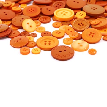 Rustark 650Pcs Resin Buttons for Arts and Crafts