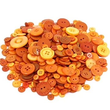 Rustark 650Pcs Resin Buttons for Arts and Crafts