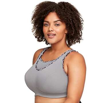 Comfortable Full Figure No-Bounce Sports Bra for Women