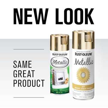 Rust-Oleum 340647 Specialty Metallic Spray, 11 oz, Gold
