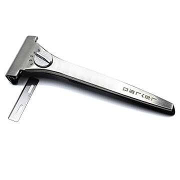 Parker’s Adjustable Injector Razor – Single Edge Adjustable Safety Razor – 20 Parker Injector ...