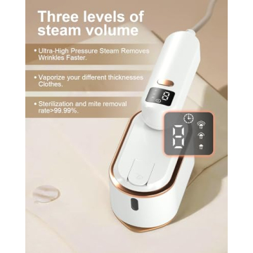 Travel Steamer Iron for Quick & Convenient Garment Care