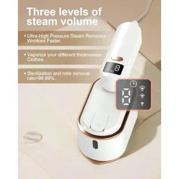 Travel Steamer Iron for Quick & Convenient Garment Care
