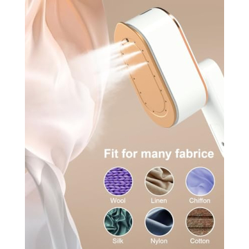 Travel Steamer Iron for Quick & Convenient Garment Care