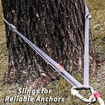 GM CLIMBING 16mm Nylon Sling Runner 60cm in Gray