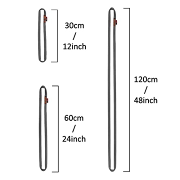 GM CLIMBING 16mm Nylon Sling Runner 60cm in Gray
