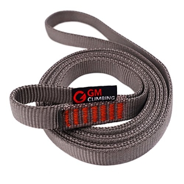 GM CLIMBING 16mm Nylon Sling Runner 60cm in Gray
