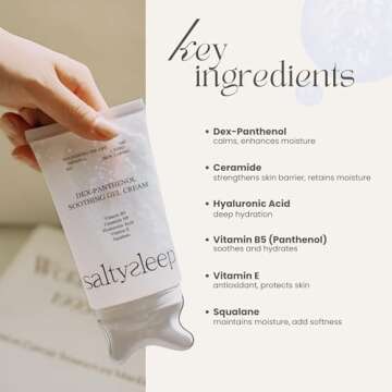 Saltysleep Gel Cream with Guasha for Hydrated Skin