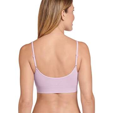 Jockey Women's Micro Seamfree Bralette in Lavender Frost