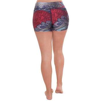 Liquido Active Women's Patterned Yoga Legging Green Leopard Medium-Final Sale