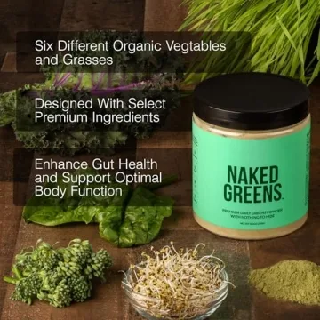 Naked Super Greens Powder Vegan Organic Supplement