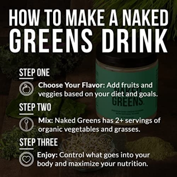 Naked Super Greens Powder Vegan Organic Supplement