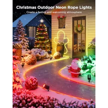 Govee Outdoor Rope Lights, Smart 32.8ft RGBIC Lights for All Occasions