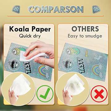 Koala Holographic Sticker Paper for Inkjet Printers