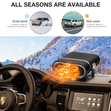 2025 Upgraded Car Heater - 12V150W Fast Heating & Cooling Defroster Fan (JX-10)